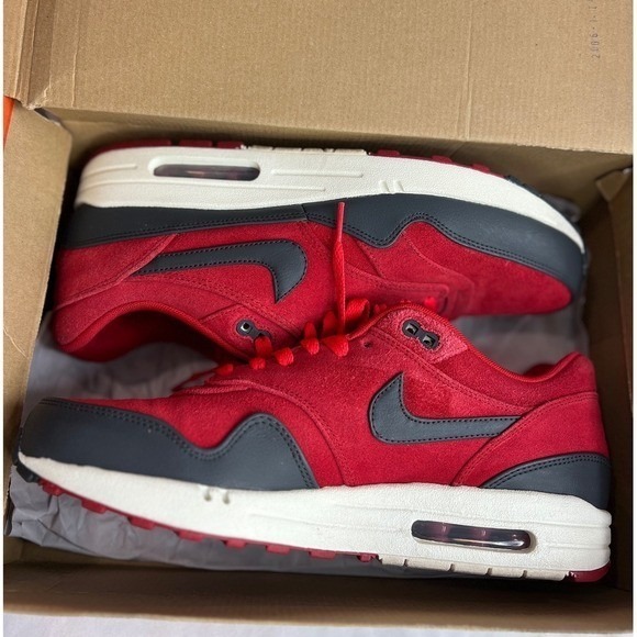 Nike Air Max 1  Anthracite Sneakers Shoes Size‎ 11 - Picture 5 of 7